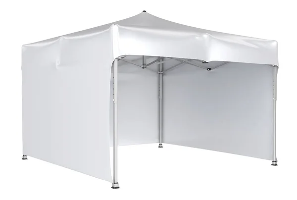 Tenda pubblicitaria mobile con bancone . — Foto Stock