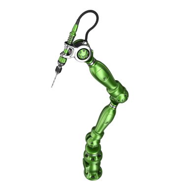 Endüstriyel amaçlı robotlar.