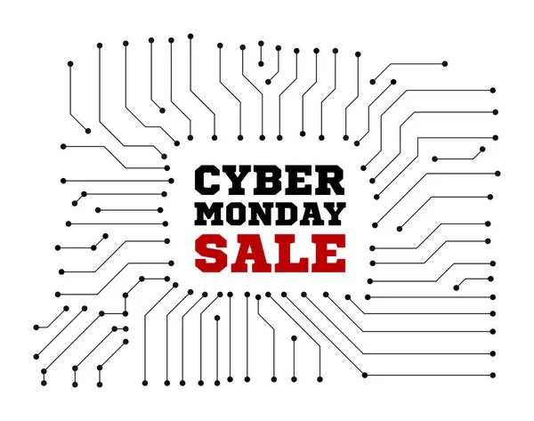 Cyber Monday Venda —  Vetores de Stock