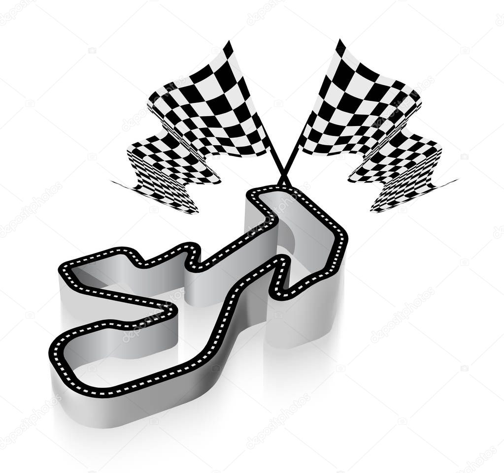 Driving racing circuit