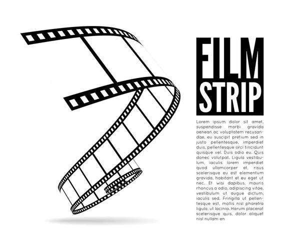 Film strip vector illustration — Stock Vector