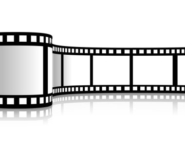 film strip vektör illüstrasyonu