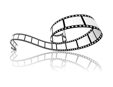 film strip vektör illüstrasyonu