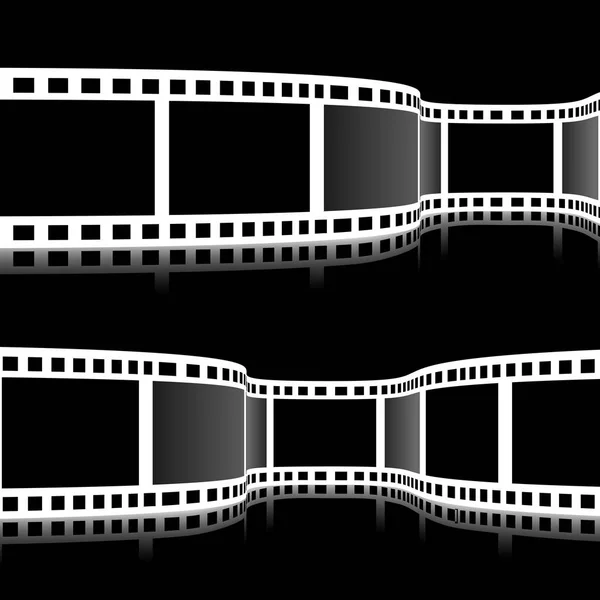 Film strip vektorová ilustrace — Stockový vektor