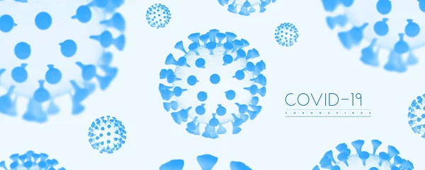 Renderowanie Koronawirusa Covid Białym Tle — Zdjęcie stockowe