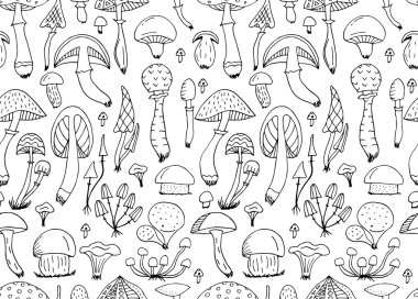 Mantar, tasarımınız için seamless modeli