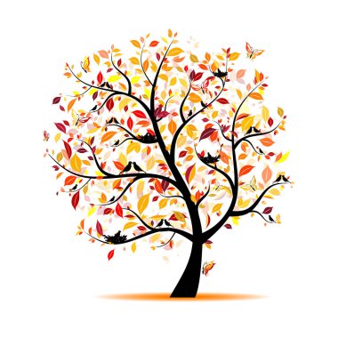 tasarımınız için sanat ağaç