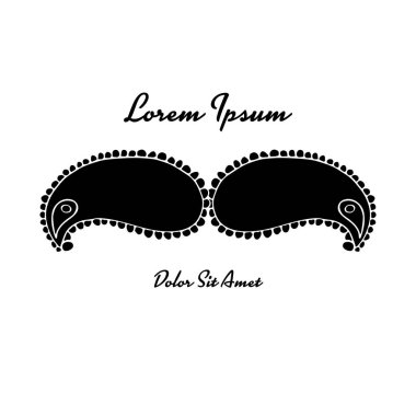 Karnaval maskesi, tasarımınız için kroki