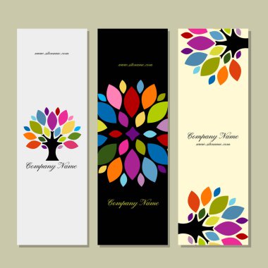 Banner hazır, sanat ağacı tasarım