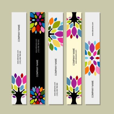 Banner hazır, sanat ağacı tasarım