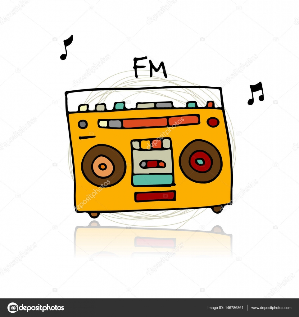 One continuous line drawing of retro old fashioned analog radio tape.  Classic vintage audio technology concept. Music player single line draw  design vector illustration graphic 3593271 Vector Art at Vecteezy