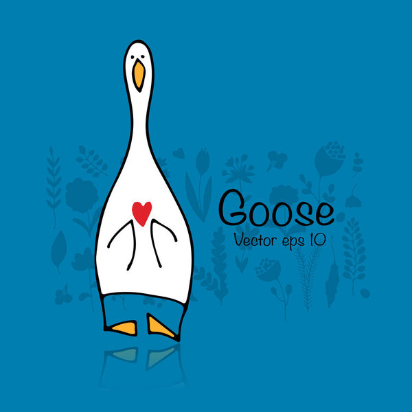 Смешной козел, эскиз для вашего дизайна
