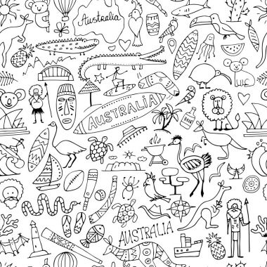 Avustralya simgeler kümesi, kroki tasarımınız için