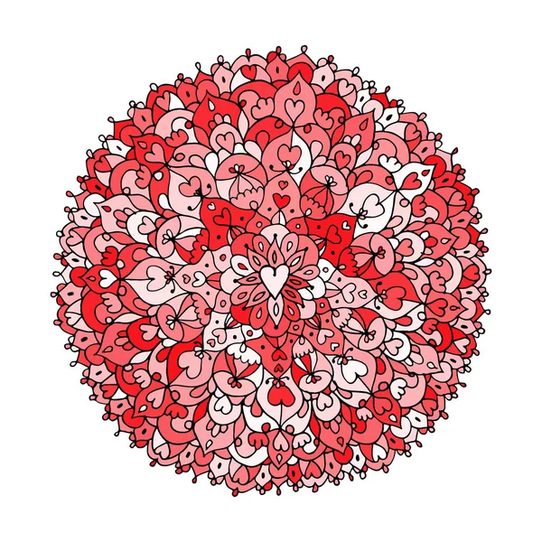 Mandala ozdoba, kolorowy wzór dla Twojego projektu — Wektor stockowy
