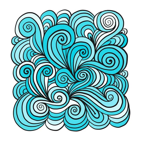 Abstract hand drawn ornament, background for your design — Stock Vector