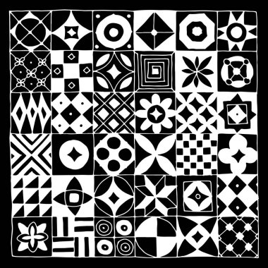 Tasarımınız için soyut geometrik desen
