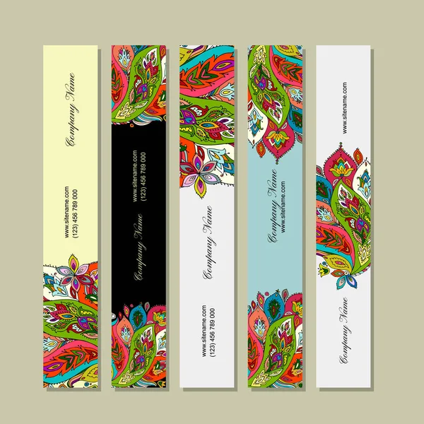 Σχεδιασμό banners, floral φόντο — Διανυσματικό Αρχείο