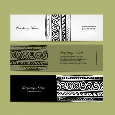 Afiş tasarımı, etnik el yapımı süs