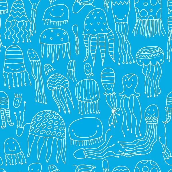 Komik denizanaları, dizaynınız için kusursuz desenler.