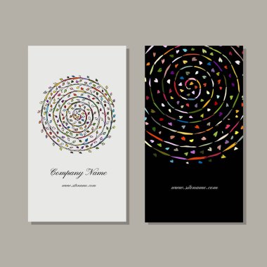 Kartvizit tasarımı, çiçek mandala