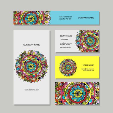 Kartvizit tasarım, çiçek mandala