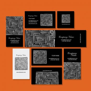 Kartvizit tasarım, Labirent Meydanı