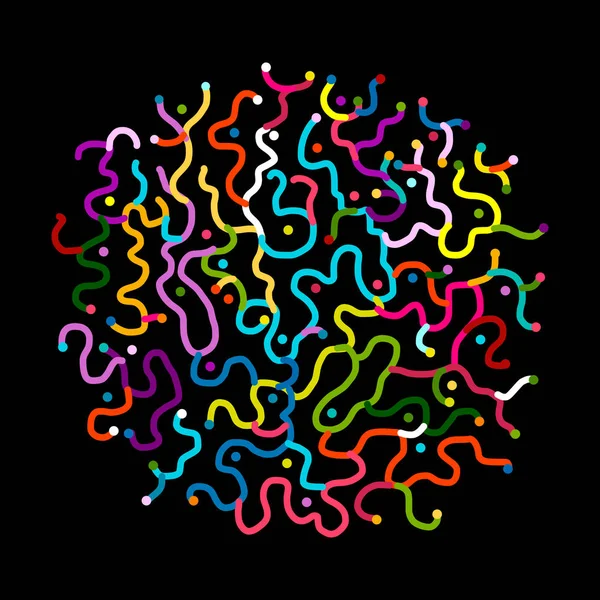 Cadre cercle abstrait pour votre conception — Image vectorielle