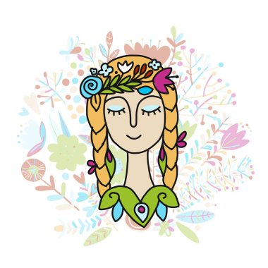 Yaz kızım, tasarımınız için kroki