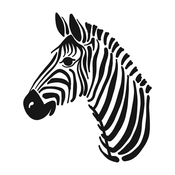 Zebra, schets voor uw ontwerp — Stockvector