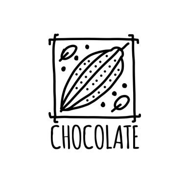 Çikolata, tasarımınız için sanat simgesi.