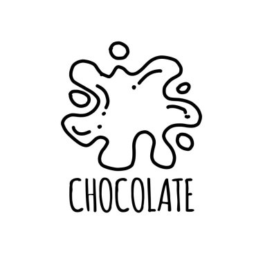 Çikolata, tasarımınız için sanat simgesi.