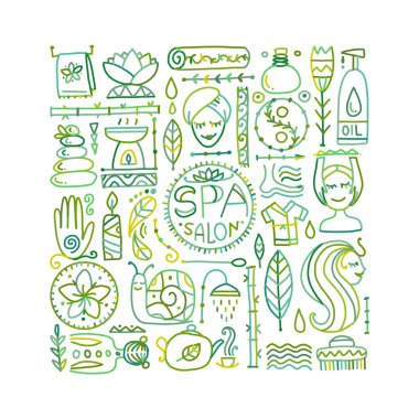 Tasarımınız için kaplıca salonu arka planı