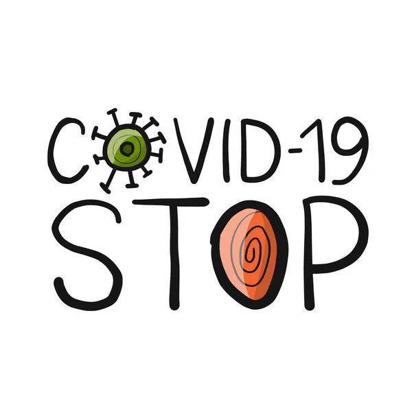 Coronavirus covid-19, pictograma de design izolată pe alb — Vector de stoc