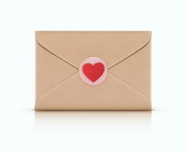 Concept lettre d'amour — Image vectorielle