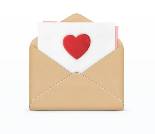 Concept lettre d'amour — Image vectorielle
