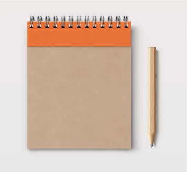 kahverengi zanaat kapak defter kağıt