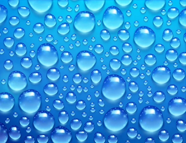 Gotas de água — Vetor de Stock