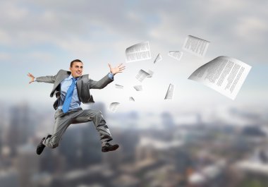 Bu duygu, başarı ve zaferi. Karışık teknik