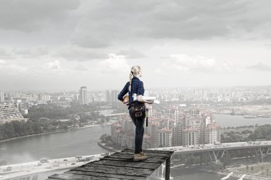 Şehrinizi büyümek olun. Karışık teknik