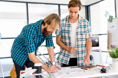 Masada iki Ofis çalışanları