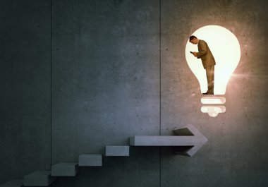Başarılı olmak için umutsuzluğa. Karışık teknik