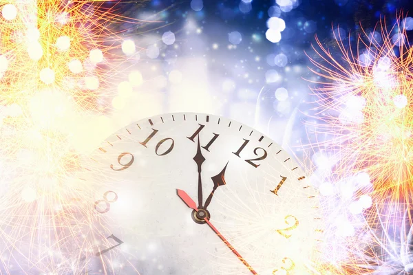 Happy New Year . Mixed media — Stock Photo, Image