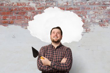 Tamirci iç aracıyla. Karışık teknik