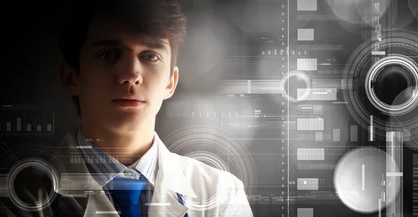 Tecnologías innovadoras en medicina. Medios mixtos — Foto de Stock