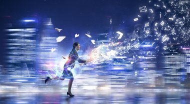 İş harekete geçti. Karışık teknik