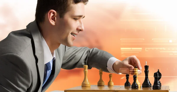 Competition and strategy in business . Mixed media — Stock Photo, Image