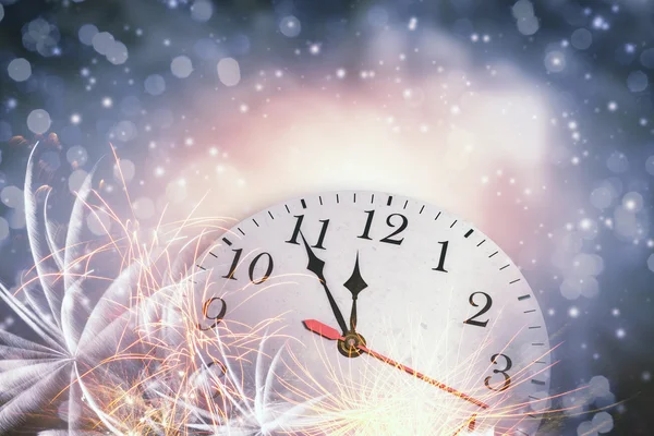 Happy New Year . Mixed media — Stock Photo, Image