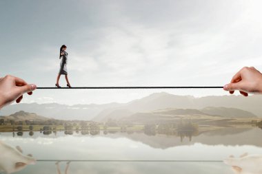 Kör gidin. Karışık teknik