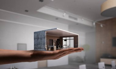 İç senin hayalini gerçekleştirmek. Karışık teknik