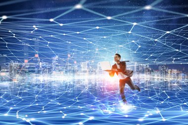 İş harekete geçti. Karışık teknik